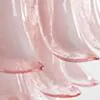 Kristallplafond Ø65xH52cm Rosa/Krom - Livorno
