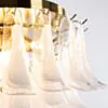 Kristallplafond Ø65xH52cm Klar/Mässing - Livorno