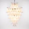 Kristallkrona Ø80xH110cm Krom/Klar - Livorno
