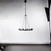 Ljuskrona Smide Svart Iowa Ø 60cm
