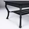 Soffbord Utomhus Svart Aluminium St Tropez 122cm