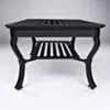 Soffbord Utomhus Svart Aluminium St Tropez 122cm