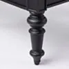 Loungefåtölj Svart 2-pack Aluminium Florence
