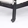 Loungefåtölj Svart 2-pack Aluminium Florence