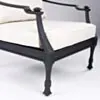 Loungeset Svart Aluminium 2-pers - St Tropez