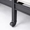 Loungesoffa Svart Aluminium Florence 3-sits