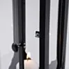 Ljuslykta utomhus H62 Svart Aluminium Portofino