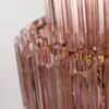 Kristallkrona Ø44cm Rosa/Mässing - Verona