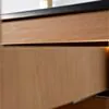 Badrumskommod Ek 100cm Svart Helgjuten - Marstrand