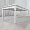 Matbord Gripsholm 240cm Vit Massiv Ek