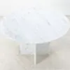 Runt Matbord Marmor Vit Ø120cm - Matisse