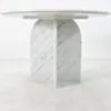 Runt Matbord Marmor Vit Ø120cm - Matisse