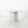 Runt Matbord Marmor Vit Ø120cm - Matisse