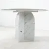 Runt Matbord Marmor Vit Ø120cm - Matisse