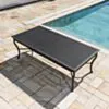 Matgrupp Utomhus 8 stolar Svart Aluminium - St Tropez 213cm