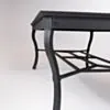 Matgrupp Utomhus 8 stolar Svart Aluminium - St Tropez 213cm