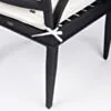 Matgrupp Utomhus 10 stolar Svart Aluminium - Amalfi 280cm