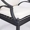 Matgrupp Utomhus 10 stolar Svart Aluminium - Amalfi 280cm