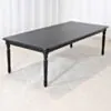 Svart Matgrupp 8 personer 240cm Massiv Ek - Gripsholm