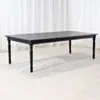 Matbord Gripsholm 240cm Svart Massiv Ek