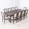 Matgrupp 10 stolar Rökt Ek 240cm - Gripsholm