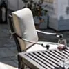 Matgrupp Utomhus 10 stolar Svart Aluminium - St Tropez 320cm