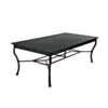 Matgrupp Utomhus 8 stolar Svart Aluminium - St Tropez 213cm