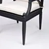 Matgrupp Utomhus 8 stolar Svart Aluminium - Napoli 213cm