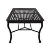 Matgrupp Utomhus 8 stolar Svart Aluminium - Napoli 213cm