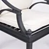 Matgrupp Utomhus 8 stolar Svart Aluminium - Napoli 213cm