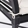 Matgrupp Utomhus Runt Bord 6 stolar Svart Aluminium - St Tropez Ø122cm