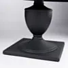 Matgrupp Utomhus Runt Bord 6 stolar Svart Aluminium - St Tropez Ø122cm