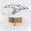 Soffbord Ø80cm Ek/Viola Faux - Matisse