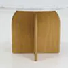 Soffbord Ø80cm Ek/Vit Marmor - Matisse