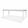 Matbord Gripsholm 240cm Vit Massiv Ek
