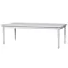 Matbord Gripsholm 240cm Vit Massiv Ek