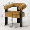 Matstol Wenge/Gul - Santander