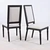 2-Pack Gustaviansk Matstol Svart Gripsholm Massiv Ek