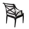 Matgrupp Utomhus 10 stolar Svart Aluminium - Amalfi 280cm