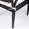 Matgrupp Utomhus 10 stolar Svart Aluminium - Amalfi 280cm