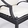 Matgrupp Utomhus 10 stolar Svart Aluminium - Amalfi 280cm