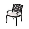 Matstol Utomhus 1-pack Svart Aluminium - Salerno