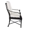 Matstol Utomhus 2-pack Svart Aluminium St Tropez