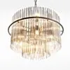 Taklampa Svart Kristall Ø60cm - Milan