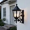 Vägglampa Utomhus Gammaldags Svart Ø33cm - Buckingham