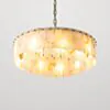 Modern taklampa med marmorerade prismor