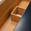 Badrumskommod Ek 100cm Svart Helgjuten - Båstad