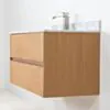 Badrumskommod Ek 100cm Vit Marmor - Marstrand