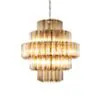 Kristallkrona Ø65cm Verona Cognac