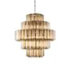 Kristallkrona Ø65cm Verona Cognac